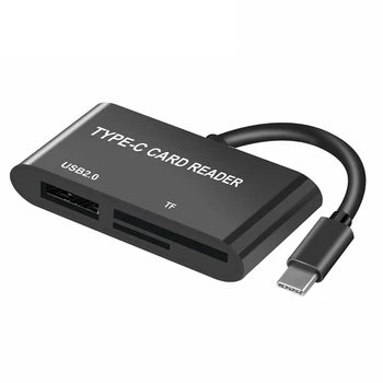 3 in 1 Type C Card Reader USB C to USB 2.0 Micro-SD TF Memory Card Reader OTG Hub Adapter Converter for iPad Pro
3 in 1 Type C Card Reader USB C to USB 2.0 Micro-SD TF Memory Card Reader OTG Hub Adapter Converter for iPad Pro