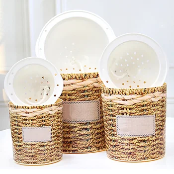 Flower Pot Handmade Wicker Weave Braided Wedding Decoration Basket Desktop Table Decor J99Store 
Flower Pot Handmade Wicker Weave Braided Wedding Decoration Basket Desktop Table Decor J99Store