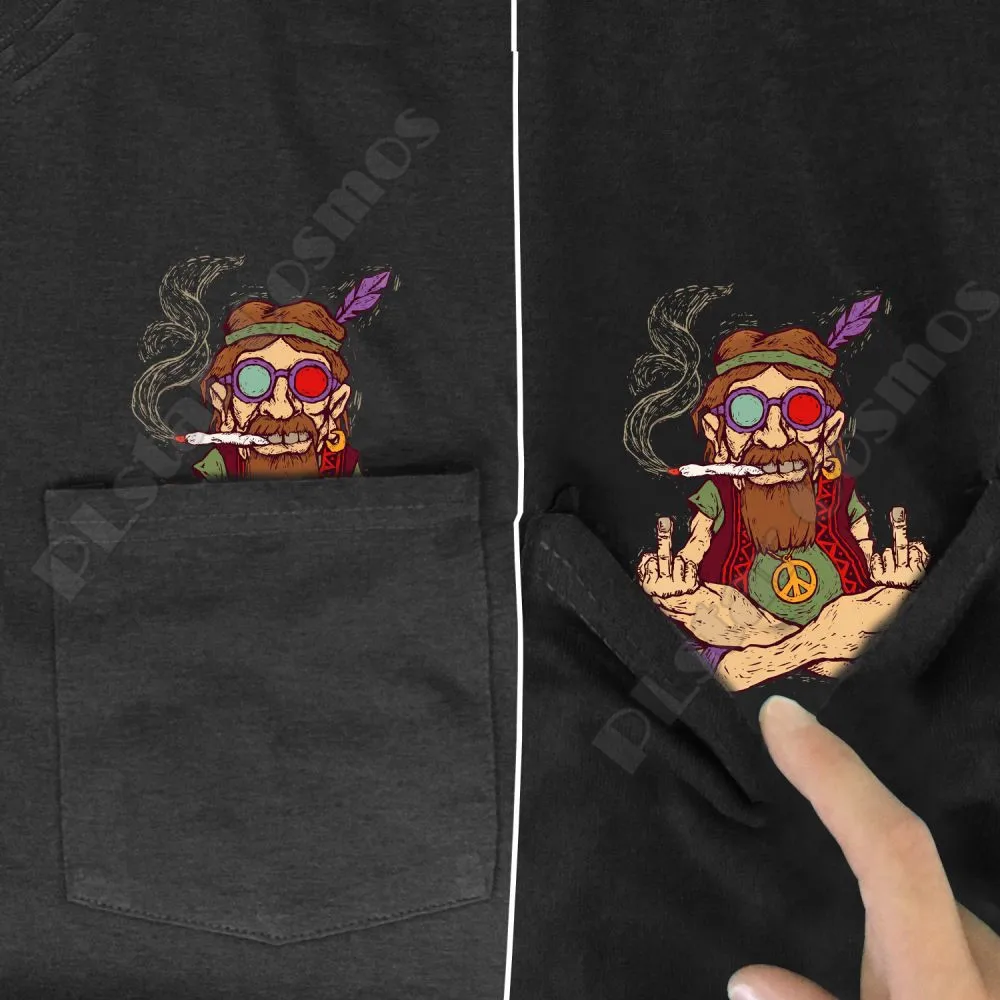 Футболка PLstar Cosmos для мужчин и женщин, Забавный хлопковый топ с карманом для курения в стиле хиппи, черный, на лето
Футболка PLstar Cosmos для мужчин и женщин, Забавный хлопковый топ с карманом для курения в стиле хиппи, черный, на лето