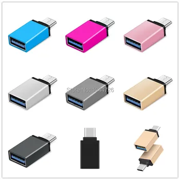 Metal Adapter Converter USB 3.1 Type C OTG Adapter Male to USB 3.0 A Female Converter otg adaptor for samsung android phone
Metal Adapter Converter USB 3.1 Type C OTG Adapter Male to USB 3.0 A Female Converter otg adaptor for samsung android phone