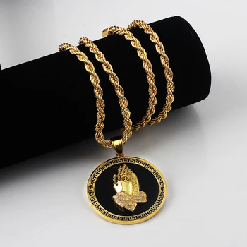 Fashion jewelry Stainless Steel Rope Chain Pendant Necklace Accesories for Men and Women Factory Custom Pattern Best Gift
Fashion jewelry Stainless Steel Rope Chain Pendant Necklace Accesories for Men and Women Factory Custom Pattern Best Gift