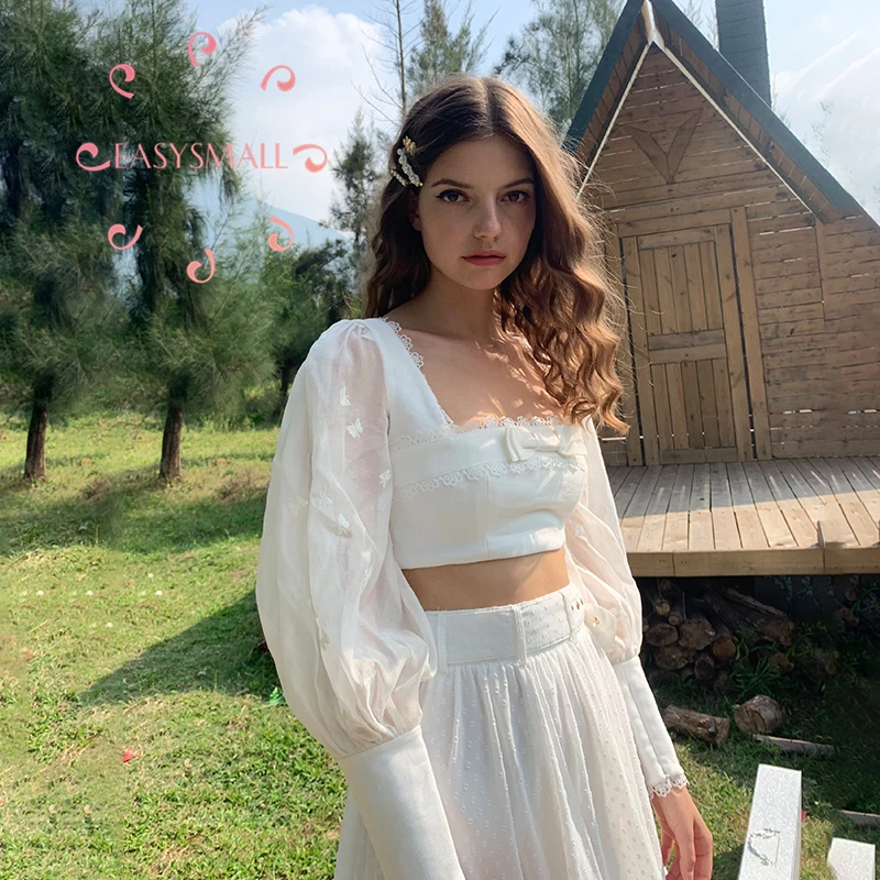 EASYSMALL Women dress Fashion Summer Sexy Butterfly embroidery high-end streetwear Clothing tight High Waist Long Sleeve blouses
EASYSMALL Women dress Fashion Summer Sexy Butterfly embroidery high-end streetwear Clothing tight High Waist Long Sleeve blouses