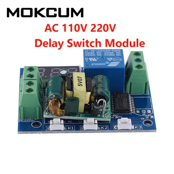 AC 110V 220V Power-ON/OFF Trigger Delay Controller Module Display Adjustable Timer Cycle Delay Switch Module
AC 110V 220V Power-ON/OFF Trigger Delay Controller Module Display Adjustable Timer Cycle Delay Switch Module