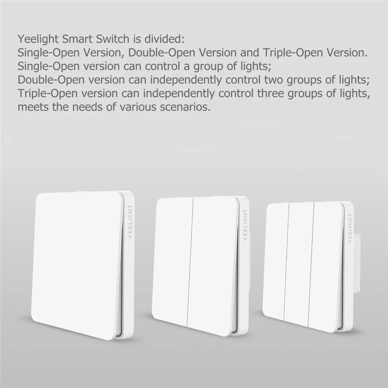 Yeelight YLKG12YL YLKG13YL YLKG14YL Wireless Smart Switch Light Remote Control Work with Mijia Mi Home AC250V 16A No Wire
Yeelight YLKG12YL YLKG13YL YLKG14YL Wireless Smart Switch Light Remote Control Work with Mijia Mi Home AC250V 16A No Wire