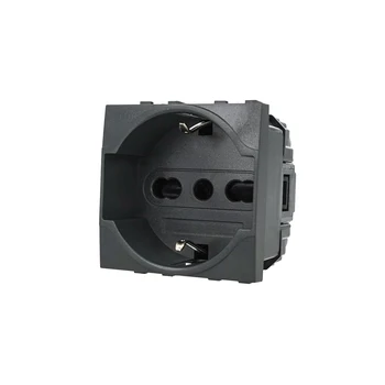 SANDASDON SD81400 SANDASDON Schuko socket 2P + T 16A black compatible Bticino Living
SANDASDON SD81400 SANDASDON Schuko socket 2P + T 16A black compatible Bticino Living