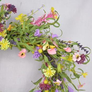 Spring Summer Wedding Party Artificial Flower Home Decoration Garden Door Garland Plant Christmas Easter Hanging Round Ornaments 
Spring Summer Wedding Party Artificial Flower Home Decoration Garden Door Garland Plant Christmas Easter Hanging Round Ornaments