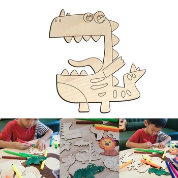 Manual Painting Animal Shapes Painting DIY Wooden Graffiti Board Toys For Children Educational Toys
Manual Painting Animal Shapes Painting DIY Wooden Graffiti Board Toys For Children Educational Toys