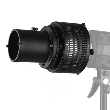 Photography Metal Bowens Mount Focusing Snoot with Five Color Filters&Chuck Reflector Flash Diffuser for Artistic Effect
Photography Metal Bowens Mount Focusing Snoot with Five Color Filters&Chuck Reflector Flash Diffuser for Artistic Effect