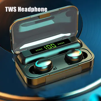 Wireless Earphones Bluetooth 5.0 TWS audifonos bluetooth inalambrico In-Ear Earbuds 2200mah F9 HIFI Sports Gaming Headset
Wireless Earphones Bluetooth 5.0 TWS audifonos bluetooth inalambrico In-Ear Earbuds 2200mah F9 HIFI Sports Gaming Headset