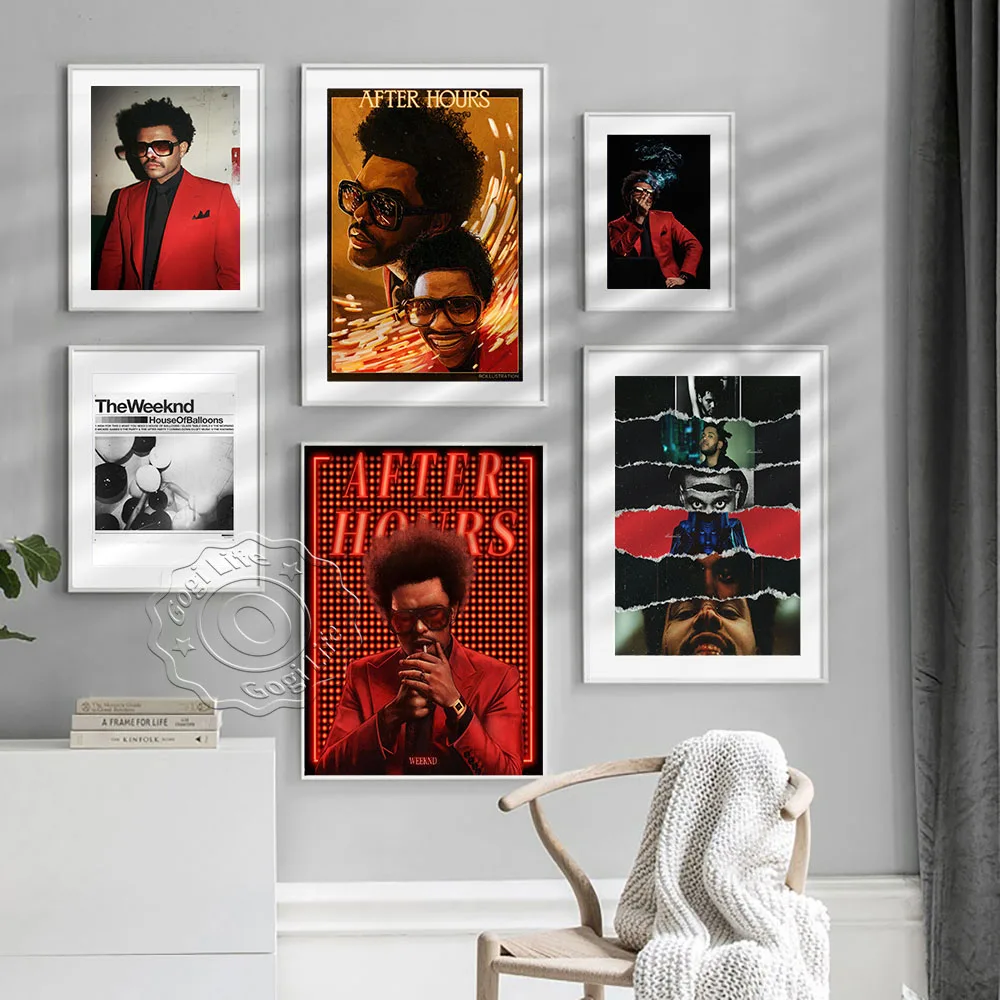 The Weeknd's Albums Art Canvas Painting Poster, The Weeknd Vintage Art Decor Wall Picture, Bar Pub Club Wall Decor Prints, Fans
The Weeknd's Albums Art Canvas Painting Poster, The Weeknd Vintage Art Decor Wall Picture, Bar Pub Club Wall Decor Prints, Fans