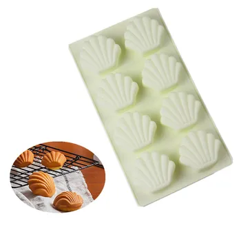 8 holes Shell Silicone Mold Fondant Cake Decorating Tools Cupcake Baking Tools SugarCraft Chocolate Mould Handmade Soap Mold
8 holes Shell Silicone Mold Fondant Cake Decorating Tools Cupcake Baking Tools SugarCraft Chocolate Mould Handmade Soap Mold