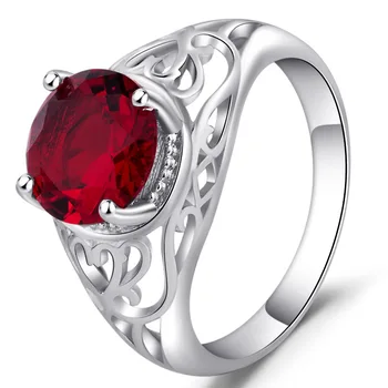 CHAMSS Hollow Out Pattern Ruby Zircon Round Ring Personality Simple Female Romantic Engagement Ring Factory Wholesale
CHAMSS Hollow Out Pattern Ruby Zircon Round Ring Personality Simple Female Romantic Engagement Ring Factory Wholesale