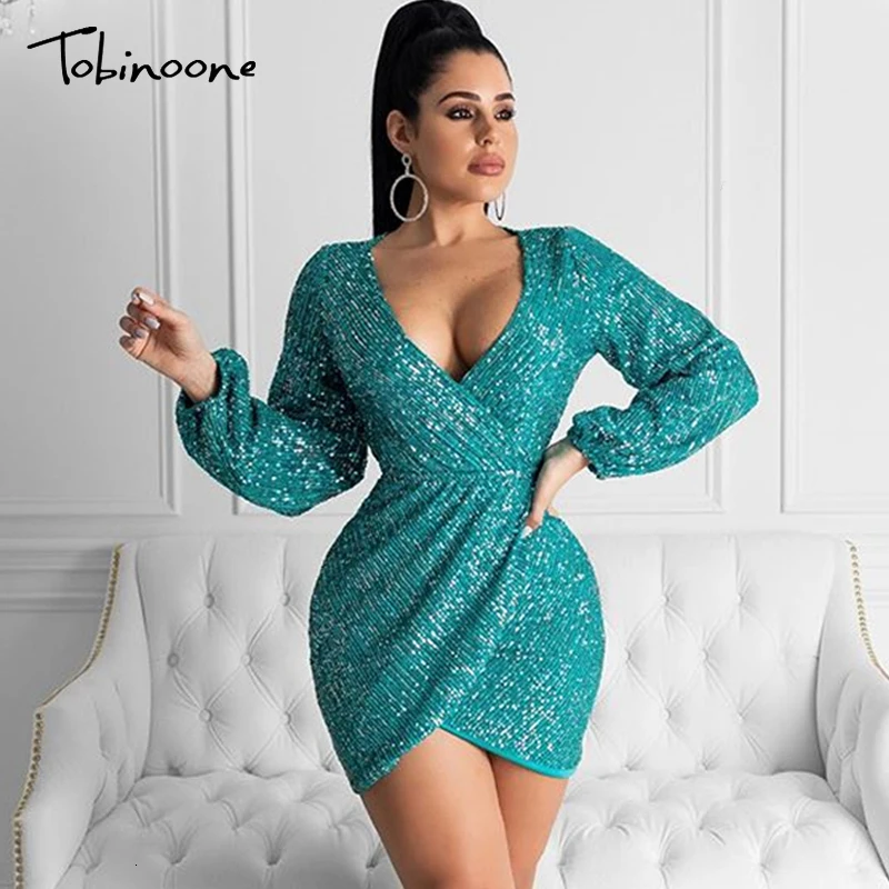 Tobinoone Sequin Sexy Dress Women Long Sleeve Deep V Neck Backless Bodycon Dress Elegant Mini Vestidos Party Dress Clothes
Tobinoone Sequin Sexy Dress Women Long Sleeve Deep V Neck Backless Bodycon Dress Elegant Mini Vestidos Party Dress Clothes