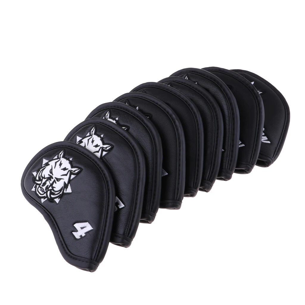 Set of 9 Waterproof Golf Club Head Covers Wedge Iron Protective Iron Covers
Set of 9 Waterproof Golf Club Head Covers Wedge Iron Protective Iron Covers