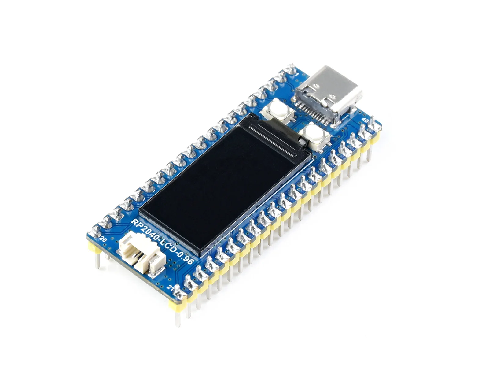 RP2040-LCD-0.96-M, с разъемом, недорогая, высокопроизводительная Pico-подобная MCU плата на основе микроконтроллера Raspberry Pi RP2040
RP2040-LCD-0.96-M, с разъемом, недорогая, высокопроизводительная Pico-подобная MCU плата на основе микроконтроллера Raspberry Pi RP2040