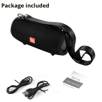 TG125 10W wireless stereo cylindrical portable bluetooth speaker woofer FM radio recorder usb PC speaker I general purpose
TG125 10W wireless stereo cylindrical portable bluetooth speaker woofer FM radio recorder usb PC speaker I general purpose