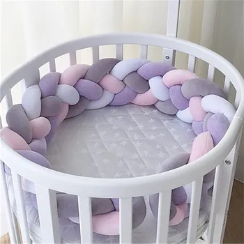 Nordic Style Plush Stuffer Long Knotted Braid Pillow Baby Crib Bumper Cushion Set Baby Room Decoration Gift Plush Knot Pillow 
Nordic Style Plush Stuffer Long Knotted Braid Pillow Baby Crib Bumper Cushion Set Baby Room Decoration Gift Plush Knot Pillow