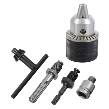 5Pc 3-16mm Electric Drill Chuck Set with SDS Shaft Adaptor & Chuck Key Set For Impact Wrench Into Eletric Drill Chuck Drill Tool 
5Pc 3-16mm Electric Drill Chuck Set with SDS Shaft Adaptor & Chuck Key Set For Impact Wrench Into Eletric Drill Chuck Drill Tool
