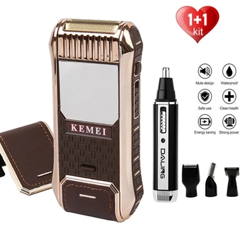 Electric razor for Men Blade Reciprocating Cordless Razor USB Rechargeable Shaving Machine Barber Trimmer Ear Nose Hair Shaver
Electric razor for Men Blade Reciprocating Cordless Razor USB Rechargeable Shaving Machine Barber Trimmer Ear Nose Hair Shaver