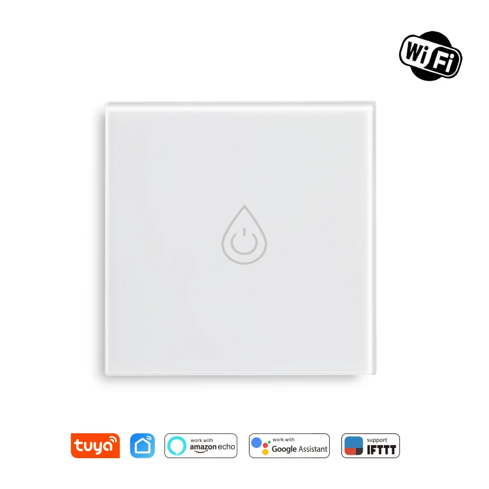 Tuya WiFi Smart Boiler Switch Water Heater Remote Control Amazon Alexa Echo Google Home Voice Control Glass Panel
Tuya WiFi Smart Boiler Switch Water Heater Remote Control Amazon Alexa Echo Google Home Voice Control Glass Panel