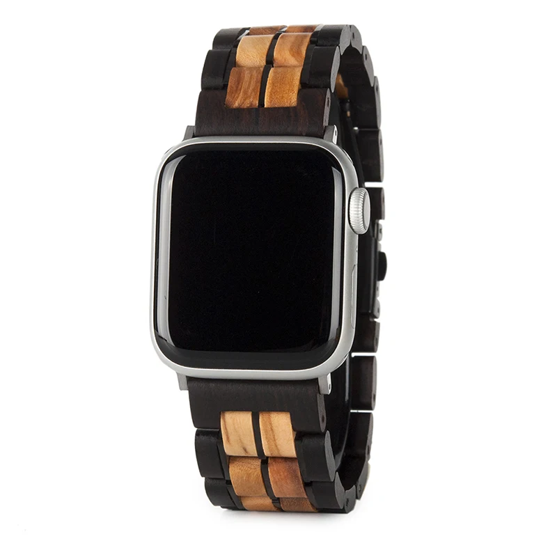 BOBO BIRD-Bracelet en bois pour Apple Watch, acier inoxydable, ultra fin, 4mm, marque supérieure BOBO BIRD-Bracelet en bois pour Apple Watch, acier inoxydable, ultra fin, 4mm, marque supérieure