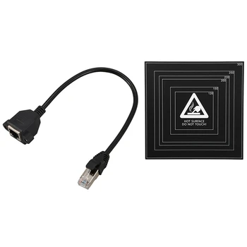 28cm RJ45 Male to Female M/F CAT5E LAN Ethernet Adapter Network Cable & Protect Printing Platform Sticker 310X310X0.5mm
28cm RJ45 Male to Female M/F CAT5E LAN Ethernet Adapter Network Cable & Protect Printing Platform Sticker 310X310X0.5mm