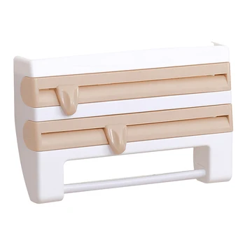 Wall Hanging Paper Towel Holder Kitchen Cling Film Storage Rack Wrap Cutter Refrigerato Multifunction Home Organizer
Wall Hanging Paper Towel Holder Kitchen Cling Film Storage Rack Wrap Cutter Refrigerato Multifunction Home Organizer