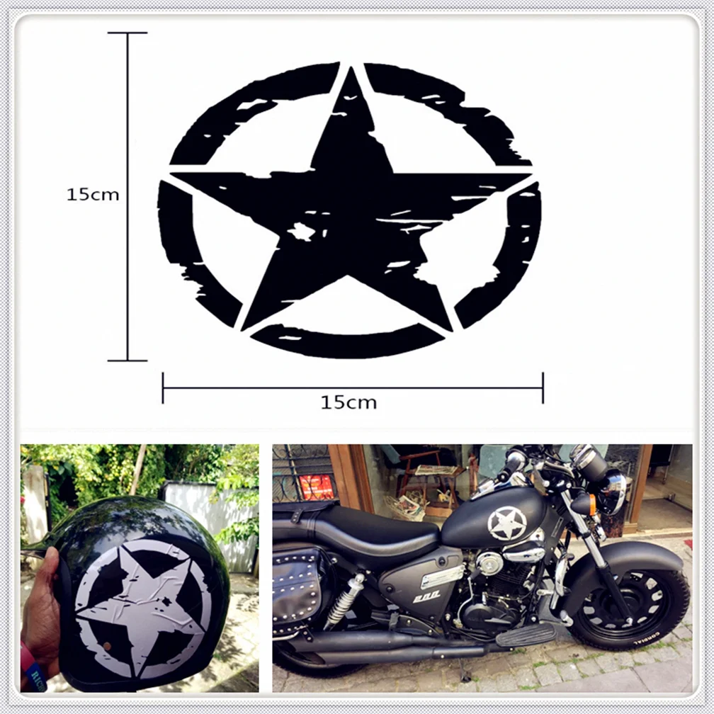 styling ARMY Star Decals Motorcycle Stickers Vinyl for YAMAHA MT-03 MT-25 FAZER600 FZ6S FZ6N FZ6R YBR 125 TTR250
styling ARMY Star Decals Motorcycle Stickers Vinyl for YAMAHA MT-03 MT-25 FAZER600 FZ6S FZ6N FZ6R YBR 125 TTR250