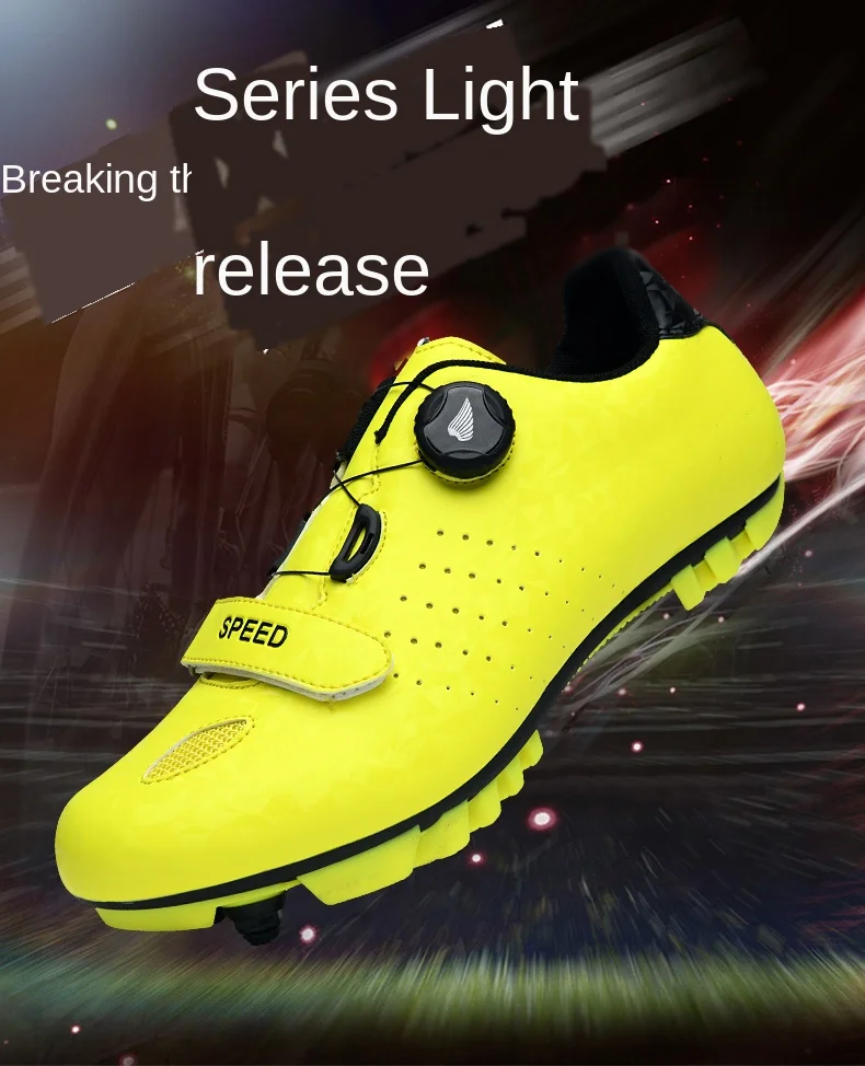 Menandwomen bicycle shoes sports entertainment cycling shoes high quality men's shoes outdoor automatic shoes mountain bikeshoes
