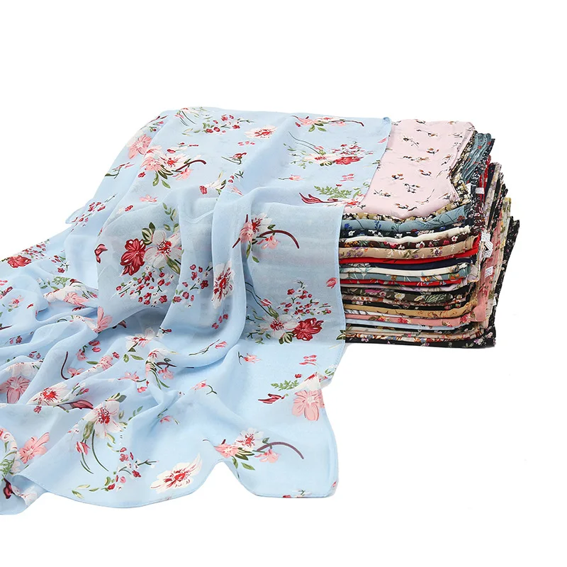 2020 New Arrival Floral Printing Chiffon Scarf Hijabs High Quality Women Shawls Fashion Muslim Turbans Head Wraps 1PC Retail
2020 New Arrival Floral Printing Chiffon Scarf Hijabs High Quality Women Shawls Fashion Muslim Turbans Head Wraps 1PC Retail