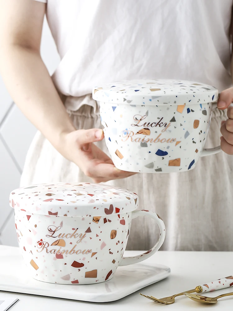 Eways 1100ml creative ceramic cup with specially carved tea cup, morning coffee cup, tea cup, exquisite home office tea gift
Eways 1100ml creative ceramic cup with specially carved tea cup, morning coffee cup, tea cup, exquisite home office tea gift