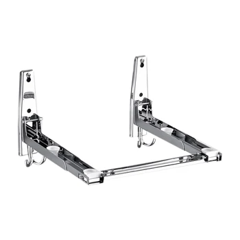 Stainless Steel Microwave Oven Shelf Wall-Mounted Kitchen Shelf Retractable Bracket Oven Rack Thicken Version
Stainless Steel Microwave Oven Shelf Wall-Mounted Kitchen Shelf Retractable Bracket Oven Rack Thicken Version