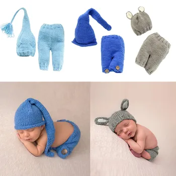 2 Pcs/set Baby Photography Props Costume Newborn Infant Pants Hat Suit Girls Boys Crochet Pant Doll Cap Photo Shooting Clothes
2 Pcs/set Baby Photography Props Costume Newborn Infant Pants Hat Suit Girls Boys Crochet Pant Doll Cap Photo Shooting Clothes