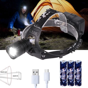 USB Rechargeable XHP50 headlamp Headlight high powerful head lamp torch ZOOM Head light Best for Camping
USB Rechargeable XHP50 headlamp Headlight high powerful head lamp torch ZOOM Head light Best for Camping