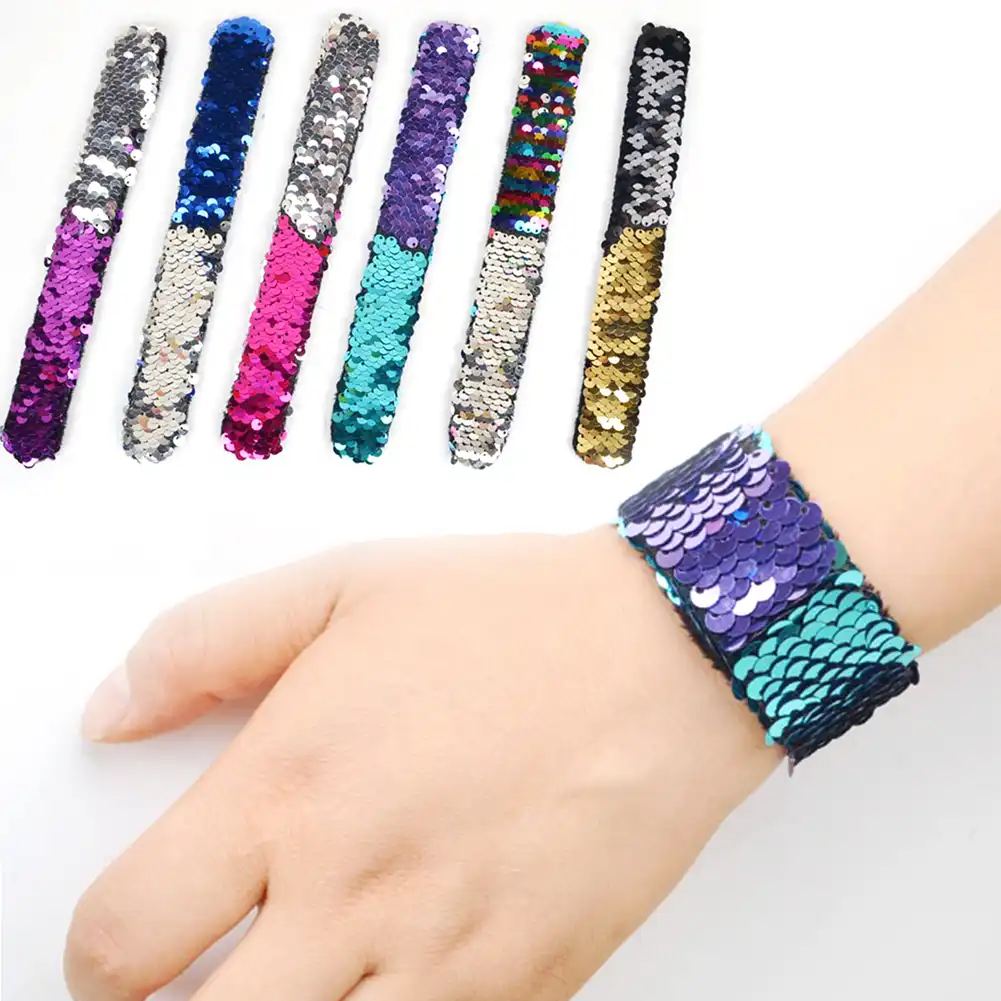 clap ring wristband bracelets round cute unisex wax line slap