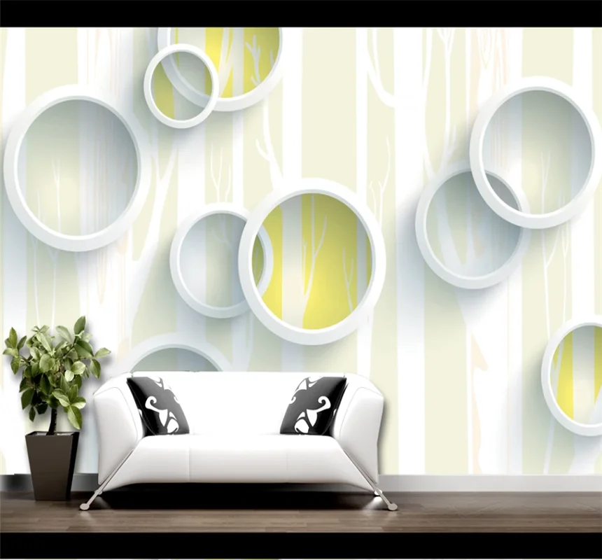 Yellow circle Nordic small fresh woods modern fashion 3D background wall custom wallpaper 8D waterproof wall covering
Yellow circle Nordic small fresh woods modern fashion 3D background wall custom wallpaper 8D waterproof wall covering