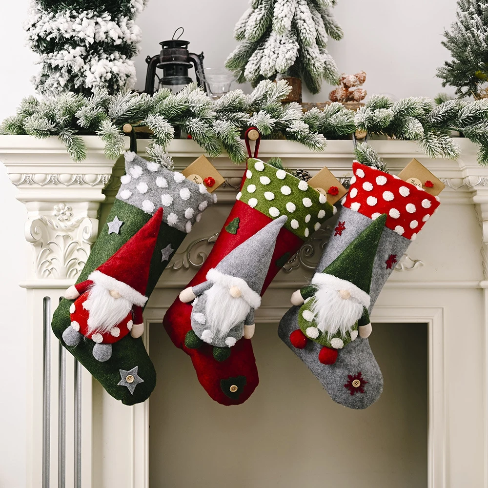 Bags Christmas For Santa Holders Gift Clause Decorations Christmas Soft Stockings
Bags Christmas For Santa Holders Gift Clause Decorations Christmas Soft Stockings