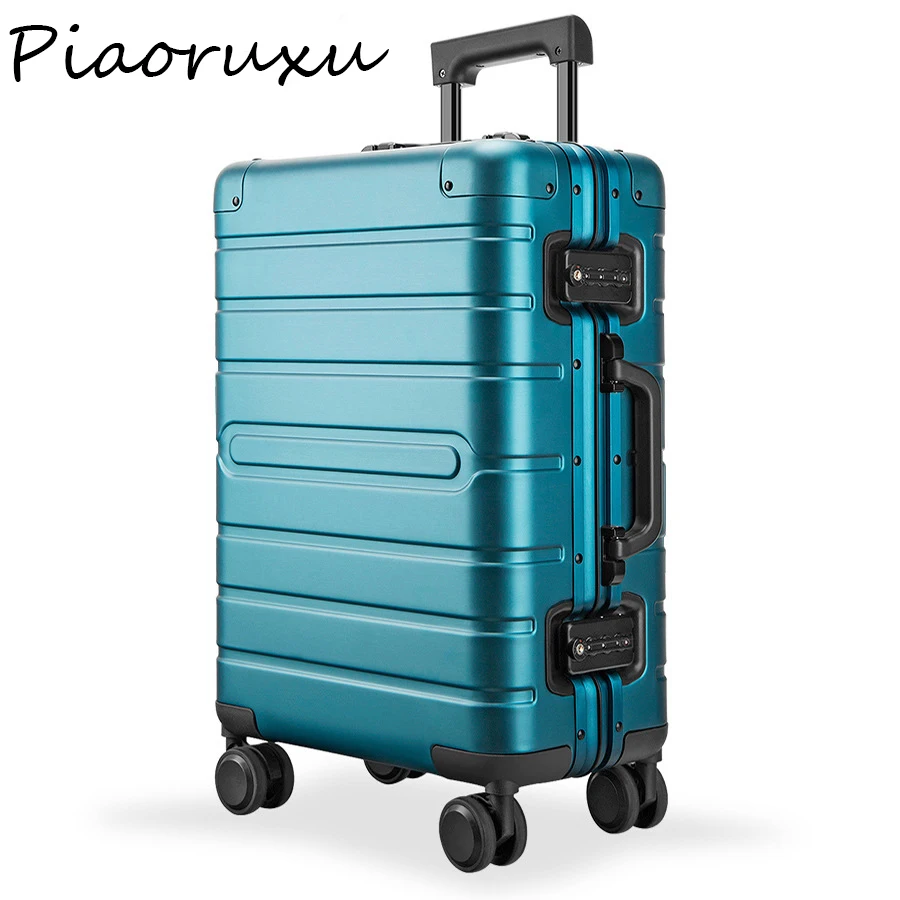 

20"24"28" inch 100% aluminium rolling luggage travel suitcase aluminum spinner trolley bag on wheel