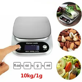 Precision Electronic kitchen scale 3/5/10KG/1G LCD Drip Coffee with Timer Scale weight Household Balance Digital scale C2M9 
Precision Electronic kitchen scale 3/5/10KG/1G LCD Drip Coffee with Timer Scale weight Household Balance Digital scale C2M9