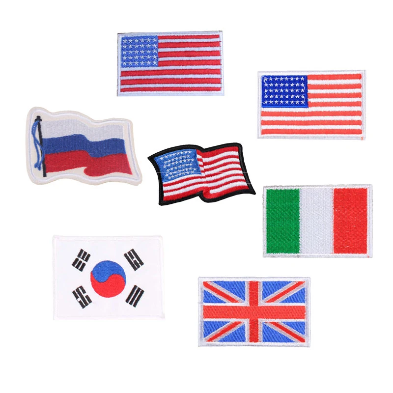 National Flag Embroidered Patch Iron on Patches For Clothes Sewing on Fabric Military Badge DIY Apparel Accessori Decoration F
National Flag Embroidered Patch Iron on Patches For Clothes Sewing on Fabric Military Badge DIY Apparel Accessori Decoration F