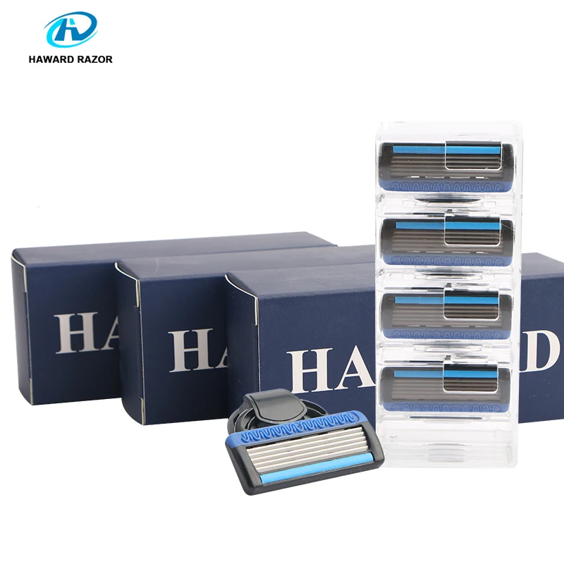 HAWARD Razor Blade 5-layer Blade Razor Head System Men's Manual Shaving Razor Blade Used For Shaving&Hair Removal,12 Cartridges
HAWARD Razor Blade 5-layer Blade Razor Head System Men's Manual Shaving Razor Blade Used For Shaving&Hair Removal,12 Cartridges