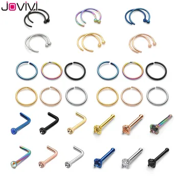 Jovivi 36pcs 20G Stainless Steel Lip Septum Nose Eyebrow Studs Rings Tragus Cartilage Helix Earrings Body Piercing Jewelry 
Jovivi 36pcs 20G Stainless Steel Lip Septum Nose Eyebrow Studs Rings Tragus Cartilage Helix Earrings Body Piercing Jewelry
