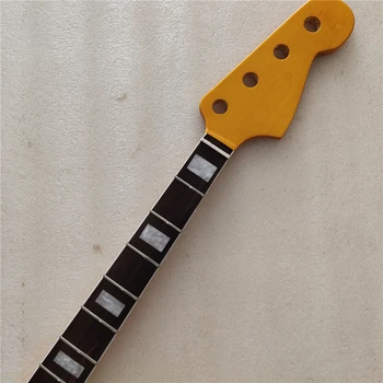 Yellow gloss Maple 20 frets bass guitar neck part 4 string rosewood fingerboard 34 inch nut 38mm
Yellow gloss Maple 20 frets bass guitar neck part 4 string rosewood fingerboard 34 inch nut 38mm