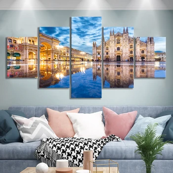 Nordic Style Home Decoration Paintings Duomo Di Milano Catholic Church Landscape Wall Art Canvas Painting Bedroom Wall Decor
Nordic Style Home Decoration Paintings Duomo Di Milano Catholic Church Landscape Wall Art Canvas Painting Bedroom Wall Decor
