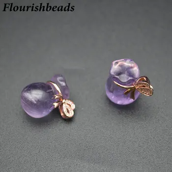 Natural Purple Stones Money Bag Shape Paved CZ Beads Rose Bowknot Pendant Mini Cute Stone Jewelry Makings 
Natural Purple Stones Money Bag Shape Paved CZ Beads Rose Bowknot Pendant Mini Cute Stone Jewelry Makings