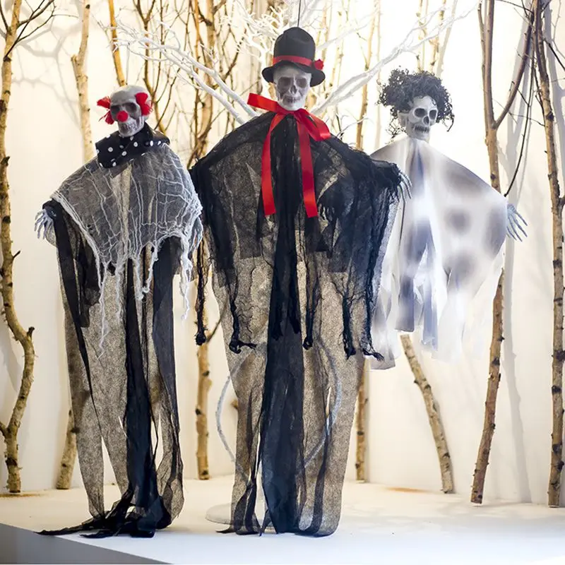 Halloween Hanging Skull Ghost Haunted House Decoration Horror Props Halloween Party Pendants Home Indoor Outdoor Bar Ornamenta
Halloween Hanging Skull Ghost Haunted House Decoration Horror Props Halloween Party Pendants Home Indoor Outdoor Bar Ornamenta