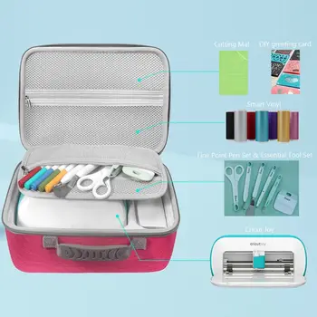 Hard Travel Portable Handbags Carrying Case Cover Box Hard Storage Bag for Cri cut Joy Machine Accessories 
Hard Travel Portable Handbags Carrying Case Cover Box Hard Storage Bag for Cri cut Joy Machine Accessories