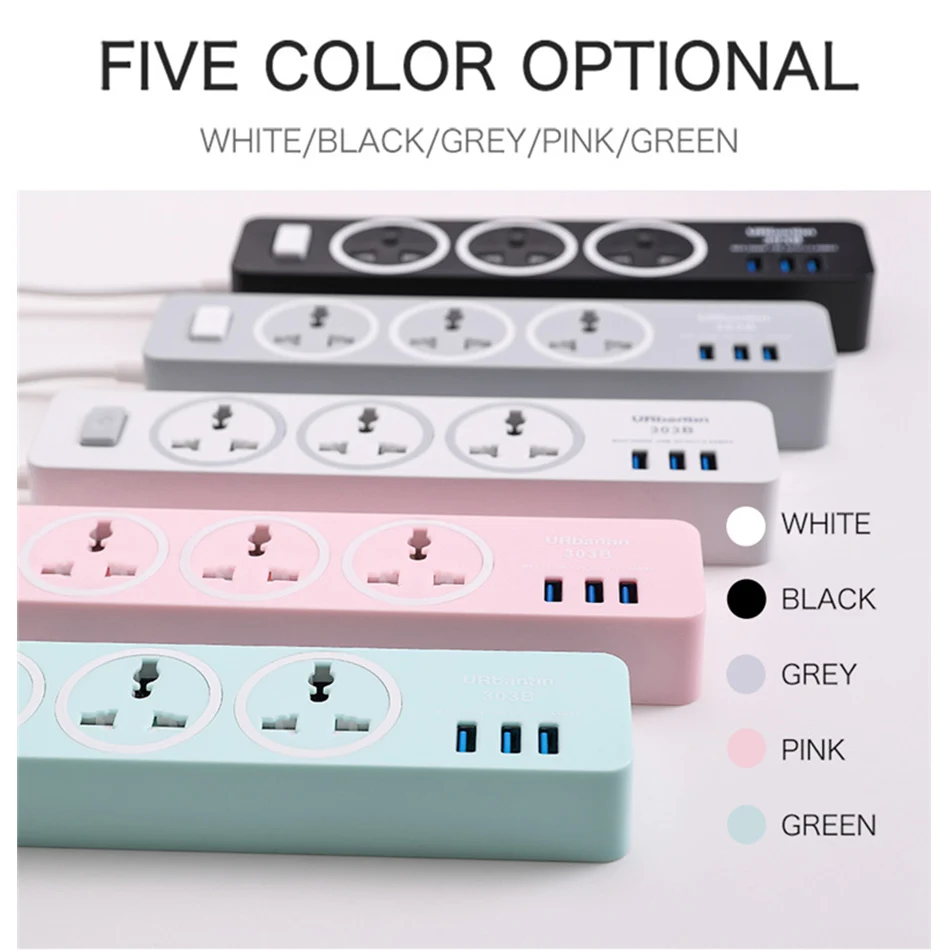 ER-303B US USB Socket Universal Jack Strip Charging For Desktop Wall Table Bottom 3AC+3USB
ER-303B US USB Socket Universal Jack Strip Charging For Desktop Wall Table Bottom 3AC+3USB