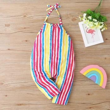 Summer Newborn Kids Baby Girl Rompers Sleeveless Color Strip Strap Loose Baby Girl Romper Jumpsuit One Pieces Sunsuit Clothes
Summer Newborn Kids Baby Girl Rompers Sleeveless Color Strip Strap Loose Baby Girl Romper Jumpsuit One Pieces Sunsuit Clothes