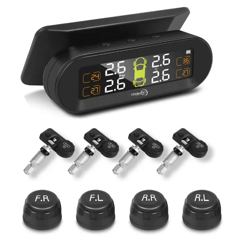 2020 Tire Pressure Monitoring System TPMS Tire Pressure Alarm Car External Sensor LCD Display Explosion Proof
2020 Tire Pressure Monitoring System TPMS Tire Pressure Alarm Car External Sensor LCD Display Explosion Proof